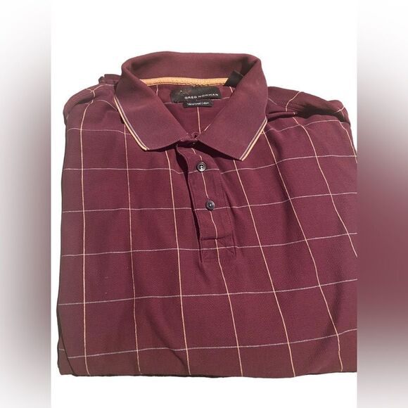Greg Norman vintage style shirt sleeved polo size large great condition - Picture 1 of 1